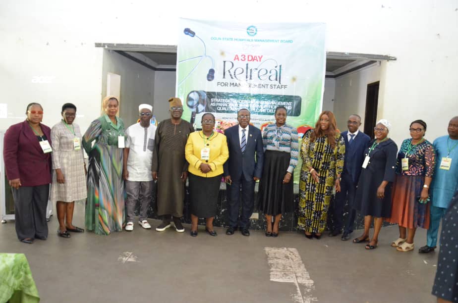 RE-STRATEGIZE, SET NEW BENCHMARKS TO POSITION OGUN AS LEADER IN HEALTHCARE - HoS